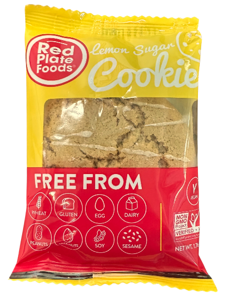 Lemon Sugar Cookies gluten free, nut free, vegan & dairy free