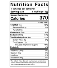 Load image into Gallery viewer, Retail - Muffins Lemon Blueberry | 12 individually wrapped